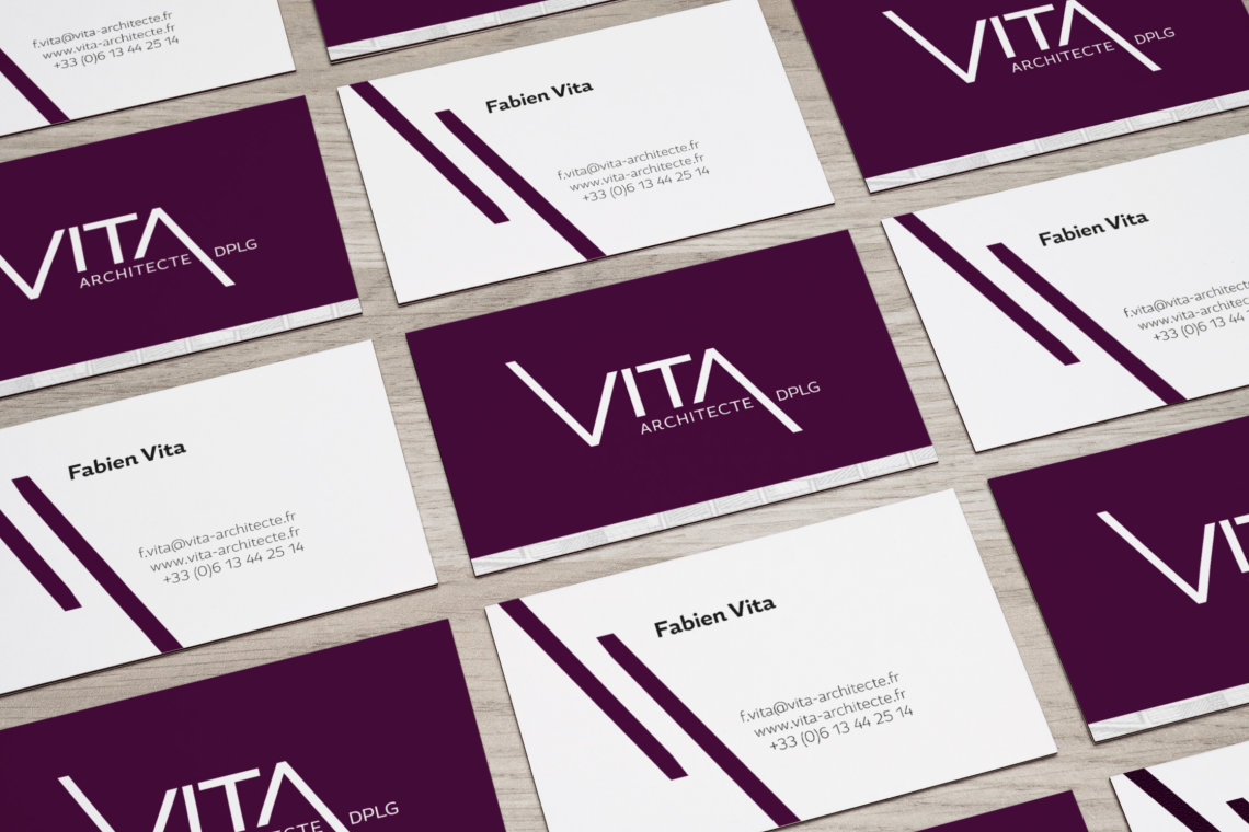 Logo VITA architecte, piste 2