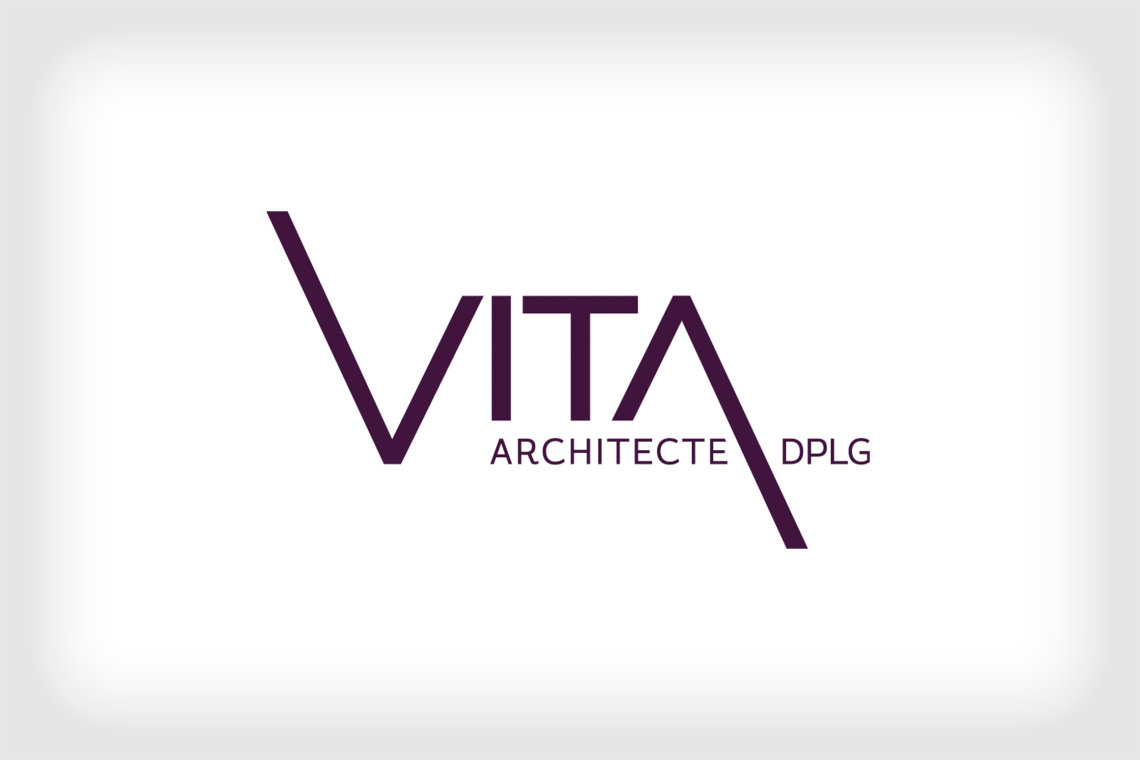 Logo VITA architecte, piste 1